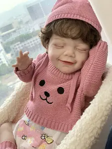 R B Baby Doll Full Silicone Body Vinyl Full Babies Realistic Wholesale Dolls Loulou Newborn Reborn Dolls For Kids Real