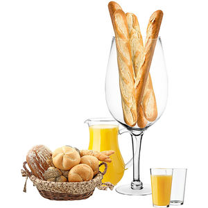 <span class=keywords><strong>Copa</strong></span> <span class=keywords><strong>de</strong></span> <span class=keywords><strong>Vino</strong></span> <span class=keywords><strong>Gigante</strong></span> <span class=keywords><strong>de</strong></span> 20 Pulgadas, Novedosa, Transparente, Decorativa, Soplada a Mano, Tipo Bordeaux, con Base para Corcho y Cubitera - Product Image 4