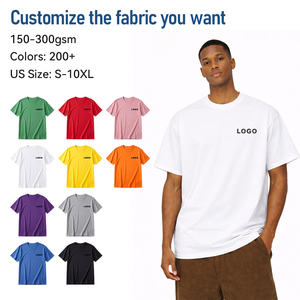 2025 stampa Logo personalizzata Tshirt uomo <span class=keywords><strong>vestiti</strong></span> maglietta nera girocollo 100% cotone bianco manica corta tinta unita da uomo - Product Image 2