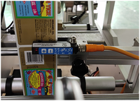 Machine d'étiquetage semi-automatique au meilleur prix, en alliage d'aluminium, pour bouteilles rondes, avec fonctionnement automatique pour produits ronds
