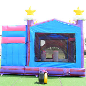 Scivolo Gonfiabile a Tema Luna per Bambini, Castello Gonfiabile Commerciale per Feste e Noleggio - Product Image 5