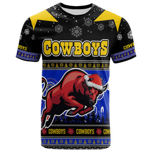 Logotipo personalizado con impresión de North Queensland Cowboys Camisas para hombre Fabricantes de ropa Tema Canción Camisetas para mujer Camisas de talla grande - Product Image 6