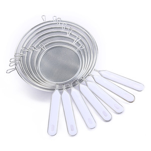 Plastic Handle Double Ear Oil Strainer Fine Mesh Frying Filter For Kitchen Use - Product Image 4