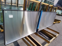 Verre super transparent à motif de vague d'eau/diamant en verre gaufré trempé direct d'usine pour portes de salle de bain cloisons intérieures