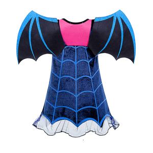 BX Venta al por Mayor Disfraz de Halloween de Alta Demanda: Vestido de <span class=keywords><strong>Nana</strong></span> Pequeña Estilo TV y Cine con Alas de Vampiro y Calavera de Sirena - Product Image 3