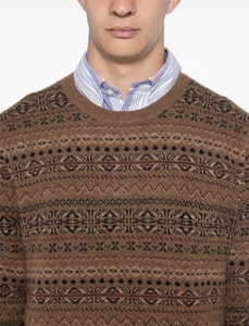 Cơ bản thời trang retro phong cách tiếng Anh hàng dệt kim đan Cashmere thiết kế dài tay áo len len tùy chỉnh Áo len - Product Image 4