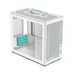 Nouvelle Arrivée Boîtier PC <span class=keywords><strong>Gamer</strong></span> Portable Personnalisé Micro-ATX/ITX en Verre Trempé 0,7 mm Blanc pour Ordinateur de Bureau - Product Image 2