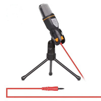 Sf-666-micrófono condensador profesional para ordenador portátil, 3,5mm, para cantar, hablar, Reunión, escritorio