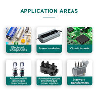 Composé de scellement en silicone thermiquement conducteur 1:1 HN-8820 pour l'encapsulation des modules d'alimentation et des circuits imprimés (PCB)
