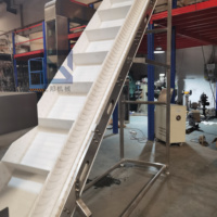 Ascenseur à godets automatique de type Z OEM avec convoyeur à bande de levage à trémie inclinée