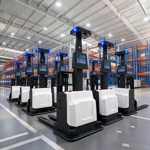 מלגזה רובוטית Ruan Yi Stacker AGV עם ניווט לייזר SLAM, רוחב מזלגות הניתן להתאמה אישית ודיוק עגינה גבוה - Product Image 5