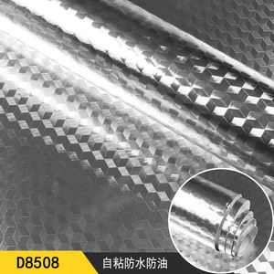 Oro modello <span class=keywords><strong>PVC</strong></span> adesivo impermeabile Anti-statico carta da parete alta oro lucido adesivi <span class=keywords><strong>per</strong></span> <span class=keywords><strong>cucina</strong></span> e mobili - Product Image 2