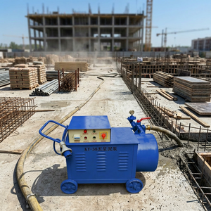 Pompe à mortier de coulis pour bâtiment, moteur électrique à double connexion, 30L/MIN, 28BAR, distance de livraison 100M, mélangeur de béton - Product Image 3