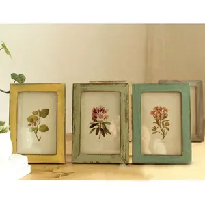 Picture Photo Frame Vintage Photo Picture Frame Antique Rustic Ornament Wood Lovely Wedding Gift