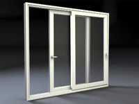 Portes coulissantes personnalisables en couleur et en taille pour cuisine et jardin, verre trempé/feuilleté/low-e, profil PVC, revêtement poudré, résistant à la chaleur