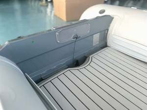 เรือยางแบบคาตามารัน Reachsea PVC 6 ที่นั่ง ขนาด 13 ฟุต <span class=keywords><strong>สี</strong></span><span class=keywords><strong>เทา</strong></span>อ่อน พื้นเป็นแผ่นลม สำหรับตกปลา - Product Image 4