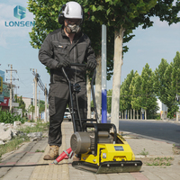 Compacteur à plaques électrique 90kg 220v pour le compactage du sol