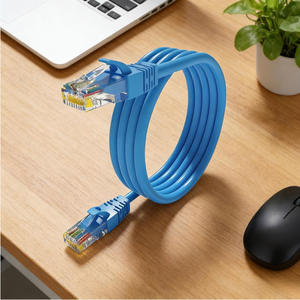 Câble de raccordement Ethernet Cat6 haute vitesse 5m PVC Cuivre UTP FTP SFTP Connecteur RJ45 pour PC Routeur Modem Connexion <span class=keywords><strong>Internet</strong></span> Réseau - Product Image 1