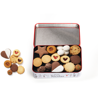 Boîte en fer de haute qualité, emballage personnalisé pour biscuits, boîtes en fer blanc