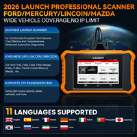 LAUNCH CRE 2.0 para Ford, Lector de Códigos OBD2 para Sistema Completo del Automóvil, Actualización Gratuita de por Vida