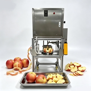 Machine électrique automatique intégrée pour peler, écaler et séparer les pommes - Product Image 1
