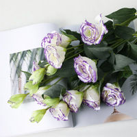 Nordic Style Lisianthus Seiden blumen Home Wohnzimmer Esstisch Blumen dekoration für Abschluss feier oder Halloween