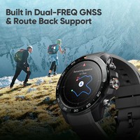 Montre Connectée Mibro GS Explorer S Écran AMOLED Android Suivi Fitness Sommeil Répondre Appels Boussole Thermomètre Silicone