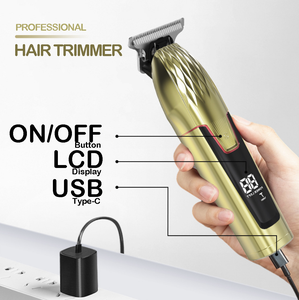 पुरुषों के लिए सबसे अच्छा इलेक्ट्रिक पुरुषों के बाल ट्रिमर पेशेवर हेयर ट्राइमर पेशेवर हेयर क्लिपर सेट - Product Image 4