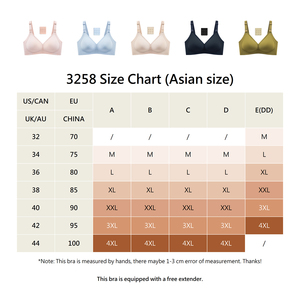 ขายส่ง บราสำหรับหญิงตั้งครรภ์และให้นมบุตร แบบเจลลี่ ไม่มีโครง  ไซส์ใหญ่พิเศษ คัพ <span class=keywords><strong>BCDE</strong></span>  ขนาด 34 36 38 40 42 44  รับทำโลโก้ตามสั่ง - Product Image 3