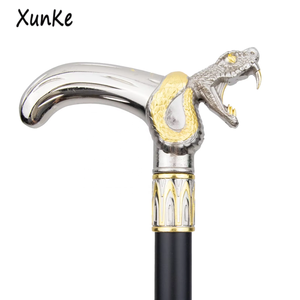 Canne de marche élégante en argent et or, style serpent ouvert, canne de marche vintage pour gentleman, accessoire de mariage, accessoire de <span class=keywords><strong>film</strong></span>, bâton de randonnée, béquille - Product Image 4