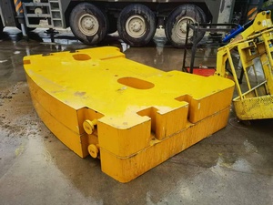 Grúa sobre orugas usada Sany de 160 toneladas 2024 con contrapeso de 57 toneladas, motor doble, caja de cambios móvil, motor principal PLC y bomba - Product Image 6