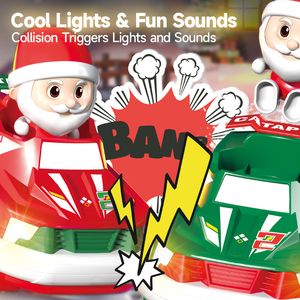 El más nuevo coche de parachoques de Papá Noel de 2,4G con luz y música Control remoto eyector catapulta parachoques <span class=keywords><strong>Crash</strong></span> RC coche regalo de Navidad - Product Image 5