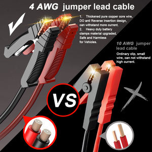 Démarreur <span class=keywords><strong>de</strong></span> batterie <span class=keywords><strong>de</strong></span> <span class=keywords><strong>voiture</strong></span> 18000A pour moteur <span class=keywords><strong>diesel</strong></span> 12V, booster <span class=keywords><strong>de</strong></span> batterie automobile, câbles <span class=keywords><strong>de</strong></span> démarrage, boîte <span class=keywords><strong>de</strong></span> démarrage au lithium portable - Product Image 5