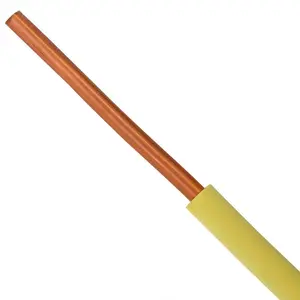 BV電線ケーブルシングルコアPVC絶縁銅ケーブル1.5mm-25mm地下用途向けサイズ