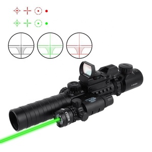 Mira Telescópica Luger Tactical 3-9X32EG con Retícula Iluminada en Rojo y Verde, Telémetro y Mira Reflex con 4 Retículas en Rojo y Verde - Product Image 6