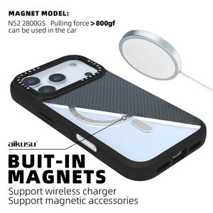 Étui de téléphone Aikusu 600D en fibre d'aramide Kevlar pour iPhone 13 14 15 16 17 Pro Max - Product Image 4