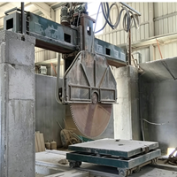 Machine de découpe de pierre à pont circulaire modèle 2200, scie à blocs, machine à découper le diamant, le granit et le marbre