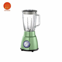 Mixeur de Table Électrique de Luxe 6 Lames 5 Vitesses avec Bol en Verre Silencieux pour Broyer la Glace et Préparer les Smoothies, Idéal pour Hôtels et Usage Domestique