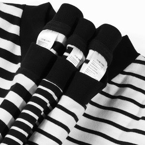 RUICHI T-<span class=keywords><strong>shirt</strong></span> rayé à manches longues pour homme et femme, chemise marin en tissu épais et doux, haut décontracté basique pour le printemps et l'automne - Product Image 4