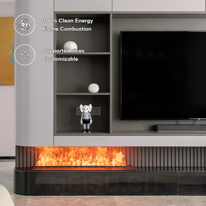 <span class=keywords><strong>Chimenea</strong></span> <span class=keywords><strong>Eléctrica</strong></span> Moderna MEISU.CH con Luz LED de Simulación de Vidrio, Humidificador, Vaporizador de Agua, <span class=keywords><strong>Chimenea</strong></span> Atomizadora - Product Image 1