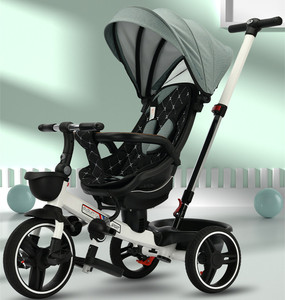 <span class=keywords><strong>Tricycle</strong></span> pour bébé à rotation pliable en plastique de <span class=keywords><strong>10</strong></span> pouces avec des caractéristiques de sécurité et des lumières pour les enfants de 1 à 3 ans - Product Image 5