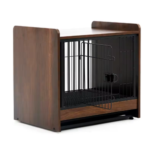 Cage pour chien en bois massif, démontable et assemblable, clôture intérieure pour chien, niche pour chien - Product Image 3