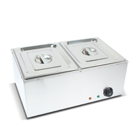Dessus de table deux casseroles bain marie électrique