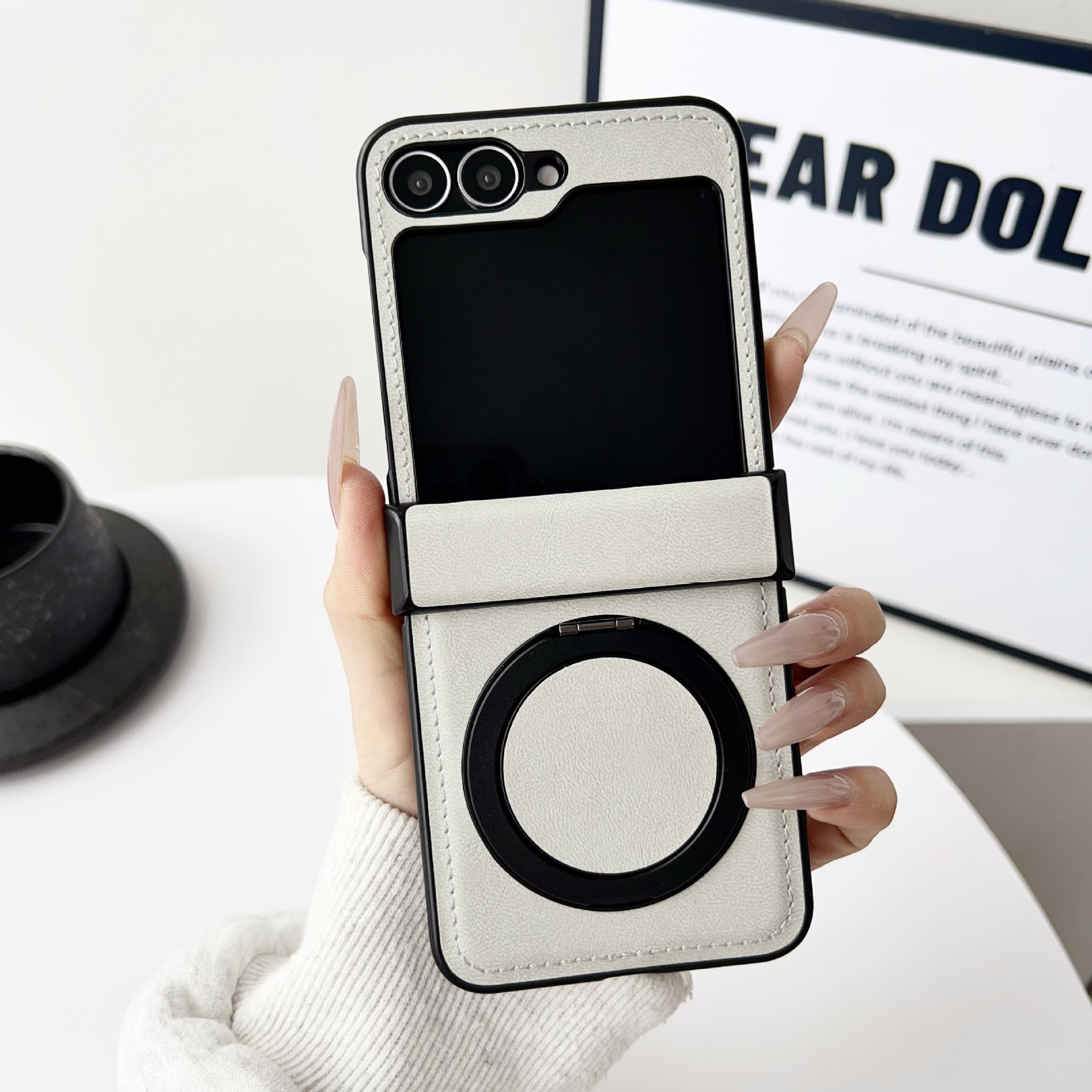 Grigio + supporto rotante