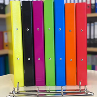 Carpeta de Anillas para Exámenes Estudiantiles con Colores, Tamaños y Grosor Personalizados, Impresión Digital con Logotipo, Orificios para Hojas Sueltas, Organización