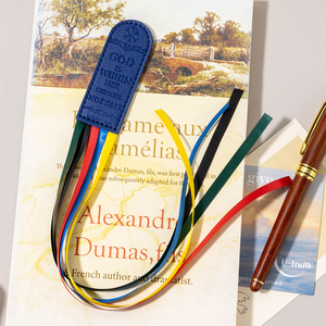 Customizable New PU Leather Bible Ribbon <strong>Bookmark</strong> Colorful Page Markers <strong>Cool</strong> <strong>Bookmarks</strong> for Gifts - Product Image 3