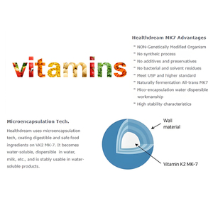 Alta Qualidade Matéria Prima Pura Vitamina <span class=keywords><strong>K2</strong></span> <span class=keywords><strong>MK7</strong></span> Pó Baixo Preço VK2 Menaquinone-7 Para A Saúde - Product Image 2