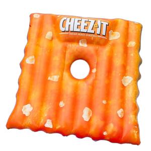 Summer Party Fun Pool Toys Promotion <strong>Giant</strong> Inflatable Cheez-It Pool Float Cookie <strong>Cracker</strong> Biscuits Snack Shaped Pool Float - Product Image 3