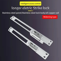 Système de sécurité, serrure électrique sans clé DC12V avec pêne en acier inoxydable de qualité ANSI 1, résistance de maintien de 800 kg pour l'ouverture de porte