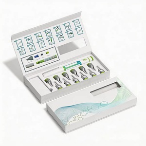 Caja de Embalaje Magnética Rígida y Plana, Reciclable, con Impresión Holográfica UV, Bandeja Interior para 1 Bolígrafo y Agujas - Product Image 2